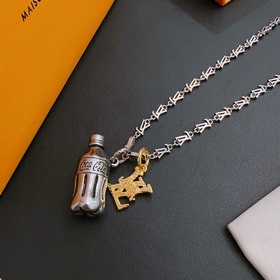 Оригинальное колье Louis Vuitton LV, новая модель из фирменного м