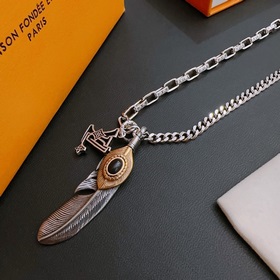 Оригинальное колье Louis Vuitton LV, новая модель из фирменного м