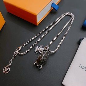 Оригинальный кулон Louis Vuitton LV, новая модель из фирменного м