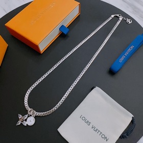 Оригинальное колье Louis Vuitton LV, новая модель из фирменного м