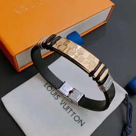 Кожаный браслет Louis Vuitton LV, оригинал, новая модель из фирме