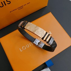 Кожаный браслет Louis Vuitton LV, оригинал, новая модель из фирме