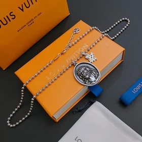 Оригинальное колье Louis Vuitton LV, новая модель из фирменного м