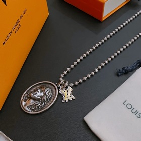 Оригинальное колье Louis Vuitton LV, новая модель из фирменного м