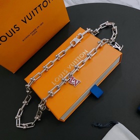 Оригинальное колье Louis Vuitton LV, новая модель из фирменного м