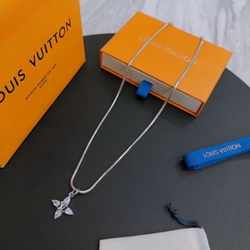 Оригинальное колье Louis Vuitton LV, новая модель из фирменного м