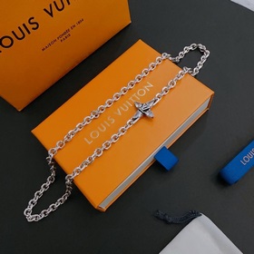 Оригинальное колье Louis Vuitton LV, новая модель из фирменного м