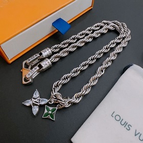Ожерелье Louis Vuitton LV (толстое) Оригинальный товар Новая моде