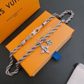 Ожерелье Louis Vuitton LV (толстое) Оригинальный товар Новая моде