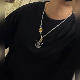 Оригинальное колье Louis Vuitton LV, новая модель из фирменного м