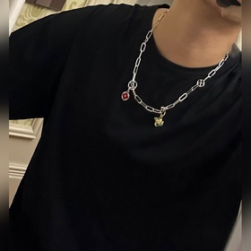 Оригинальное колье Louis Vuitton LV, новая модель из фирменного м