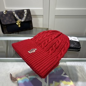 Новинка — MONCLER вязаная шапка из шерсти с QR-кодом, отличное к