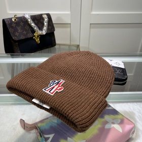 Новинка — MONCLER вязаная шапка из шерсти с QR-кодом, отличное к