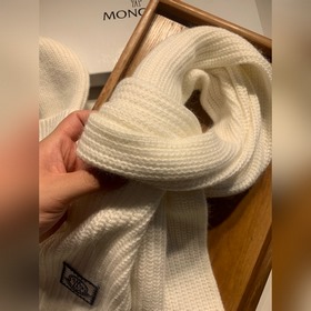 Монку [Шерстяной комплект шапка] Классический комплект шапки шар