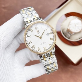 Мужские часы Omega, классический дизайн с тремя стрелками, элеган