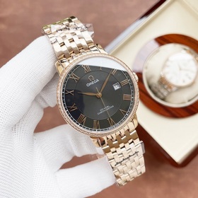 Мужские часы Omega, классический дизайн с тремя стрелками, элеган