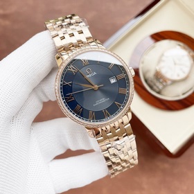 Мужские часы Omega, классический дизайн с тремя стрелками, элеган
