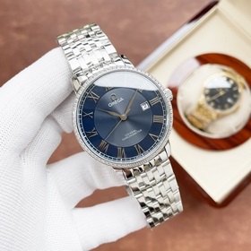 Мужские часы Omega, классический дизайн с тремя стрелками, элеган