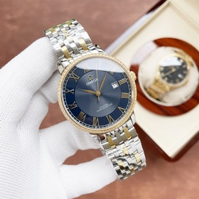Мужские часы Omega, классический дизайн с тремя стрелками, элеган