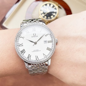 Мужские часы Omega, классический дизайн с тремя стрелками, элеган