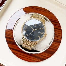 Мужские часы Omega, классический дизайн с тремя стрелками, элеган