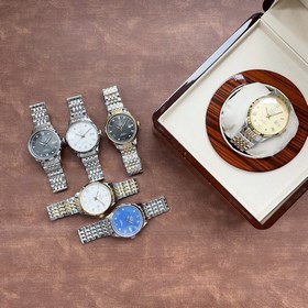 Элегантные мужские часы Omega, классический дизайн с тремя стрелк