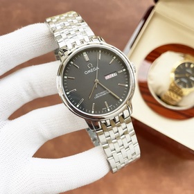 Элегантные мужские часы Omega, классический дизайн с тремя стрелк