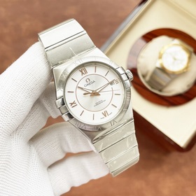 Мужские часы Omega, классический дизайн с тремя стрелками, элеган