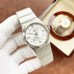 Мужские часы Omega, классический дизайн с тремя стрелками, элеган