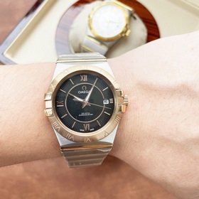 Мужские часы Omega, классический дизайн с тремя стрелками, элеган