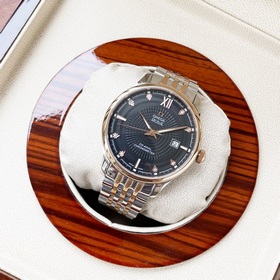 Элегантные мужские часы Omega, классический дизайн с тремя стрелк
