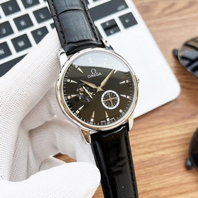 Элегантные мужские часы Omega с четырьмя стрелками указателем фаз