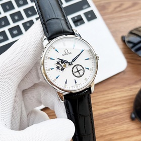 Элегантные мужские часы Omega с четырьмя стрелками указателем фаз