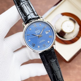 Элегантные мужские часы Omega, классический дизайн с тремя стрелк