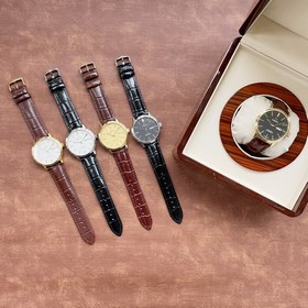 Элегантные мужские часы Omega, классический дизайн с тремя стрелк