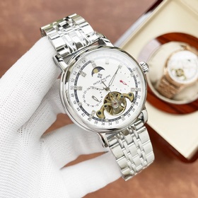 Роскошные мужские часы Patek Philippe, многофункциональный дизайн