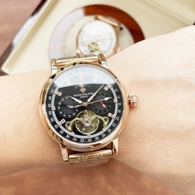 Роскошные мужские часы Patek Philippe, многофункциональный дизайн