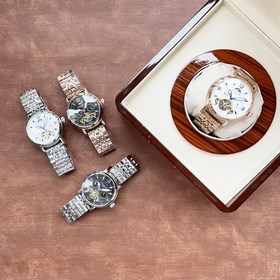 Роскошные мужские часы Patek Philippe, многофункциональный дизайн