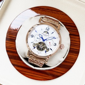 Роскошные мужские часы Patek Philippe, многофункциональный дизайн