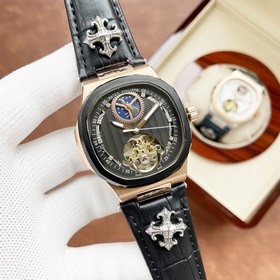 Элитный мужской часы Patek Philippe с большим балансовым колесом 