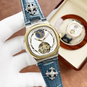 Элитный мужской часы Patek Philippe с большим балансовым колесом 