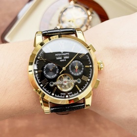 Роскошные мужские часы Patek Philippe, многофункциональный дизайн