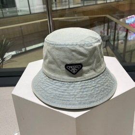 PRADA Прада Женская весенняя/летняя легкая кепка в стиле рыбацкой
