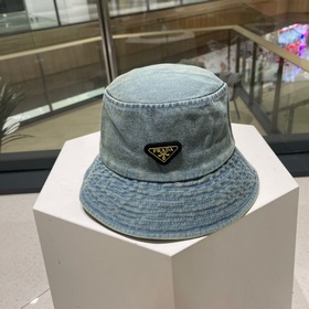 PRADA Прада Женская весенняя/летняя легкая кепка в стиле рыбацкой