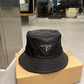 PRADA Рыбацкая кепка, кепка из парусины, обхват головы 57 см