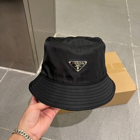 PRADA Рыбацкая кепка, кепка из парусины, обхват головы 57 см