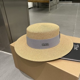 PRADA Пrada, новый шляпа с плоским верхом, окружность головы 57 с