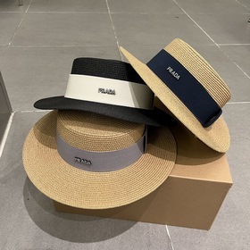PRADA Пrada, новый шляпа с плоским верхом, окружность головы 57 с