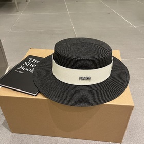 PRADA Пrada, новый шляпа с плоским верхом, окружность головы 57 с
