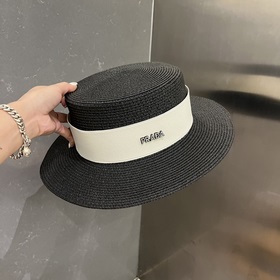 PRADA Пrada, новый шляпа с плоским верхом, окружность головы 57 с